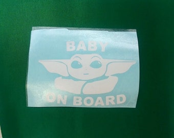 Baby Alien On Board Decal