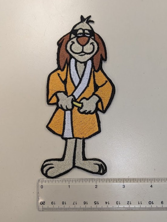 Throwback Kung Fu Dog Cartoon Patch Etsy Hong Kong
