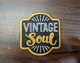 Vintage Soul Embroidered Patch