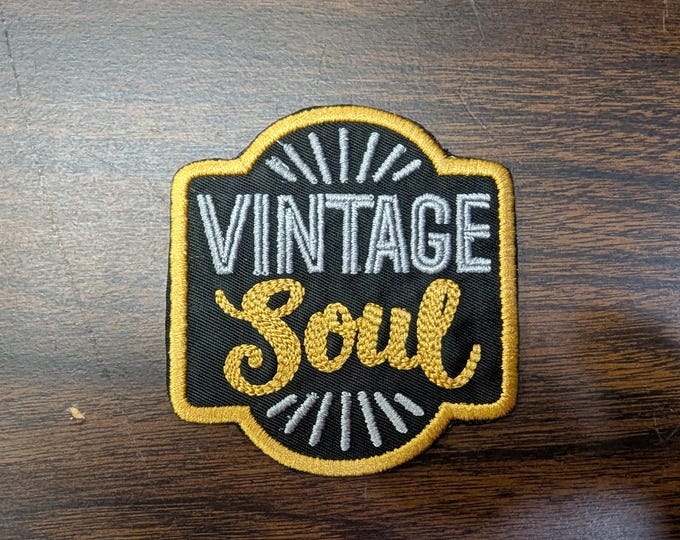 Vintage Soul Embroidered Patch