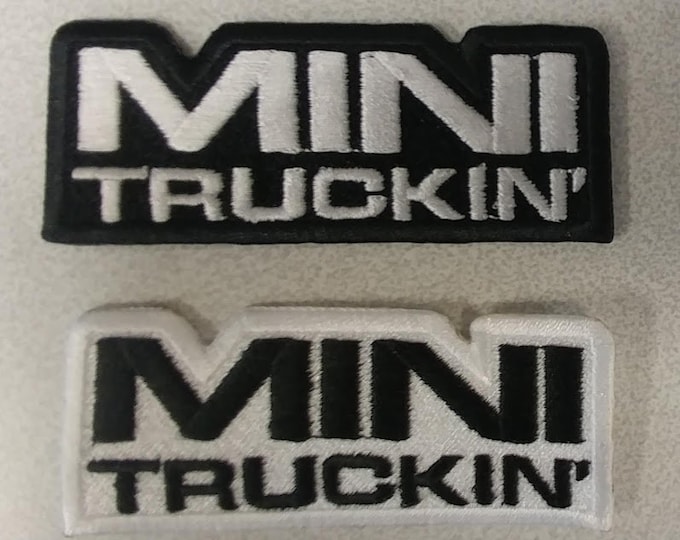 Mini Trucks Embroidered Patch, Lowrider patches, Car Truck Iron On patches