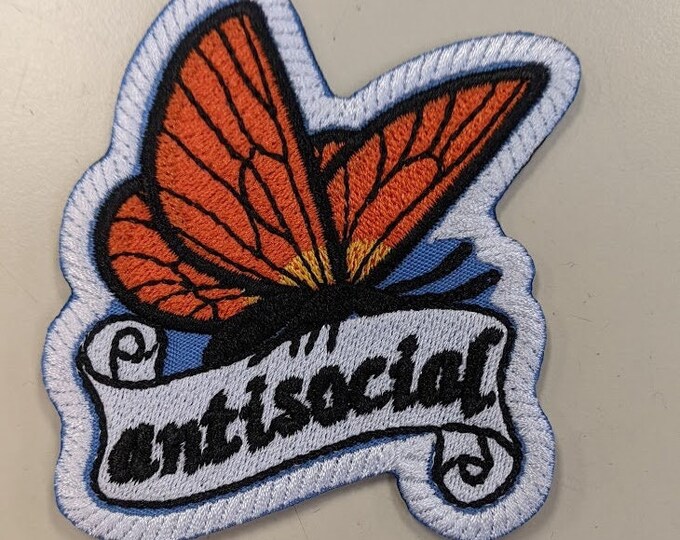 Antisocial Butterfly Patch