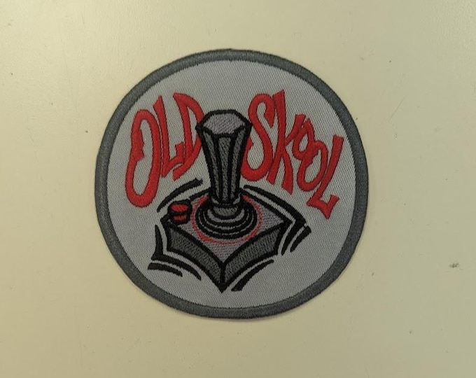 Video Gamer Old School Embroidered Patch