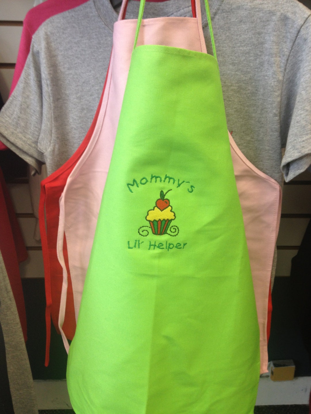 Personalized Toddler Apron, Embroidered 