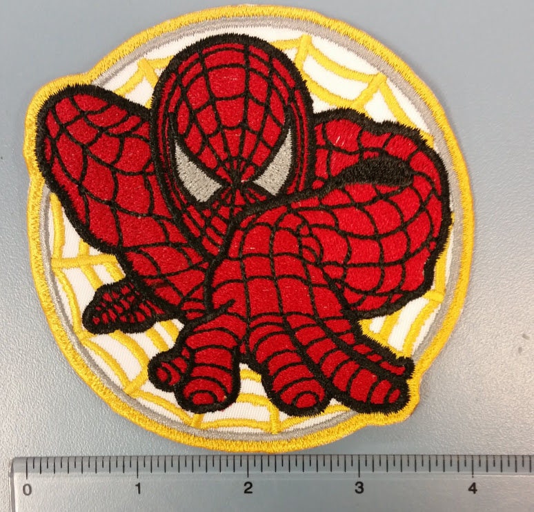 iron on patch Spider-Man toppa termoadesiva superhero eroe boy