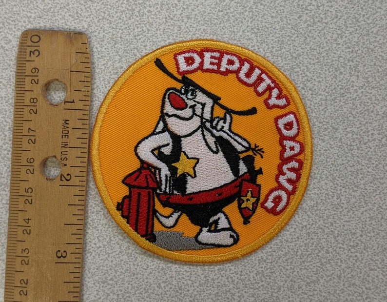 Cartoon Dog Law Enforcement Embroidered Patch image 3