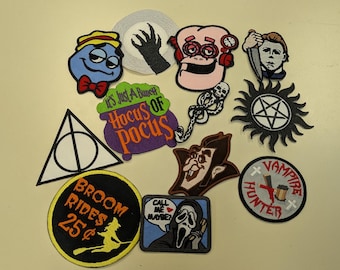 Horror Style Patch Lot Misc