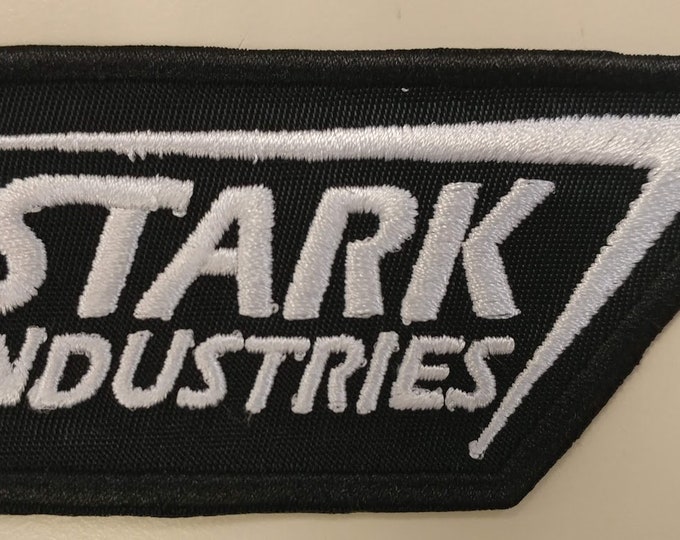 Fictional Workplace Comic Book Embroidered Patches, Superhero Industries Iron On Patch