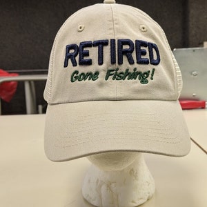 Retired Gone Fishing Hat