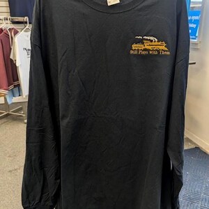Train Enthusiasts Long Sleeve Black T Shirt Model Train Lover