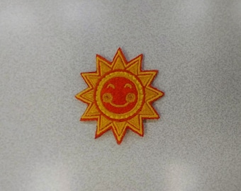 Sun Embroidered Patch