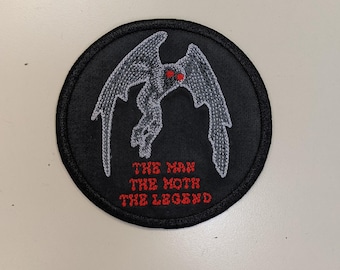 Mothman Embroidered Patch