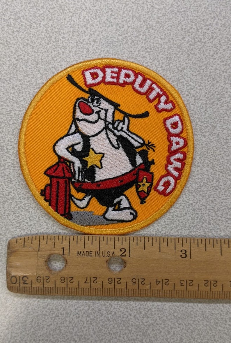 Cartoon Dog Law Enforcement Embroidered Patch image 4