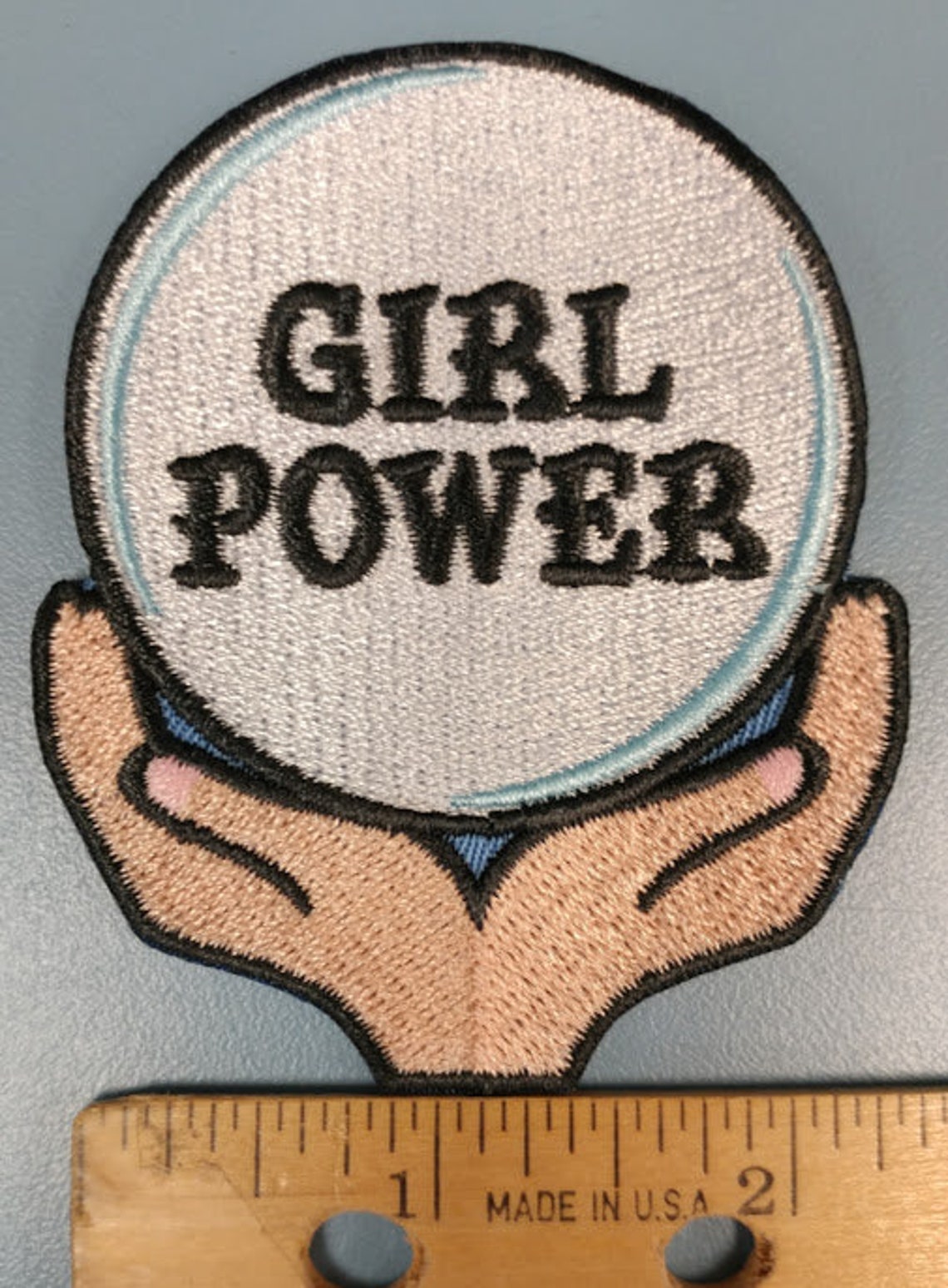 Girl Power Embroidered Patch Girl Power Iron on Patch Etsy