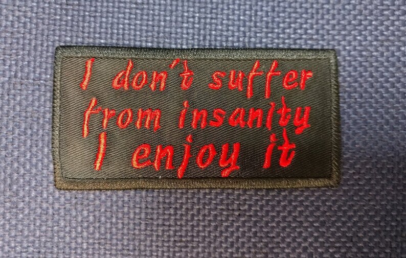 "My Husband Is The Hottest" Embroidered Iron-On Patch - Funny Biker Vest Emblem