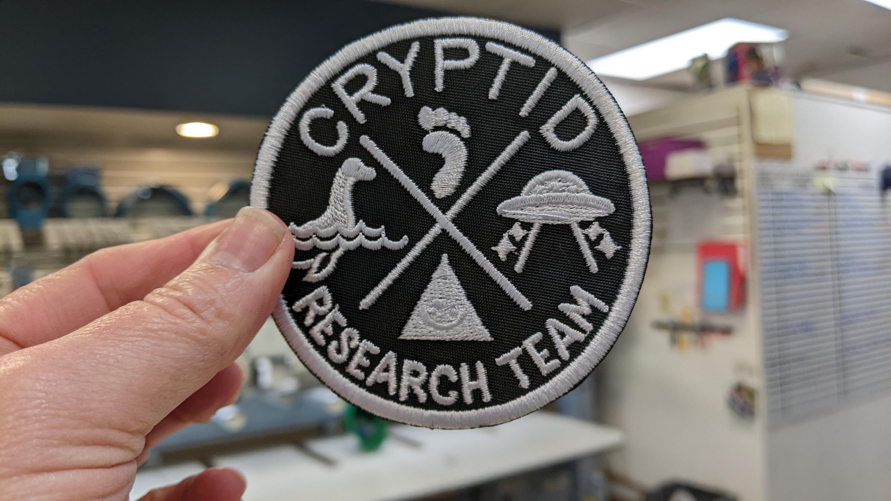 Cryptid Embroidered Patch - Etsy