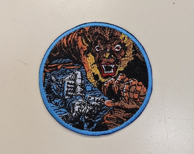 Werewolf Horror Embroidered Patch