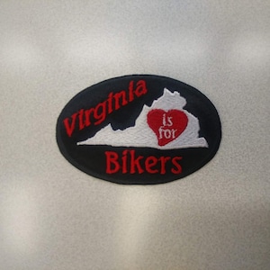 Virginia Motorcycle Rider Biker Patch