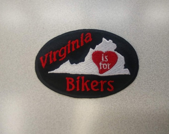 Virginia Motorcycle Rider Biker Patch