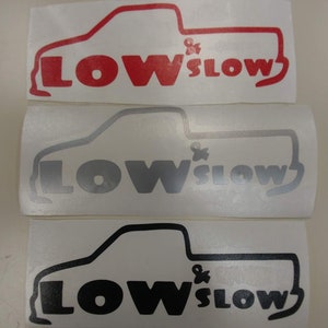 Lowrider Vinyl Decal, Mini Truck Fan Decal, Lowrider Accessory