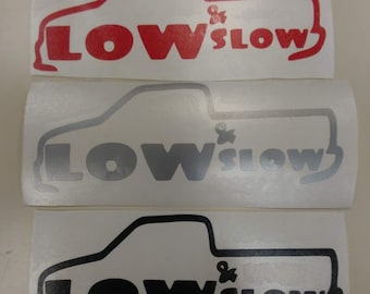 Lowrider Vinyl Decal, Mini Truck Fan Decal, Lowrider Accessory