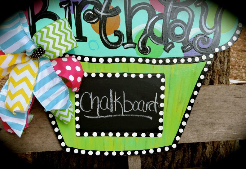Large Cupcake Door Hanger
