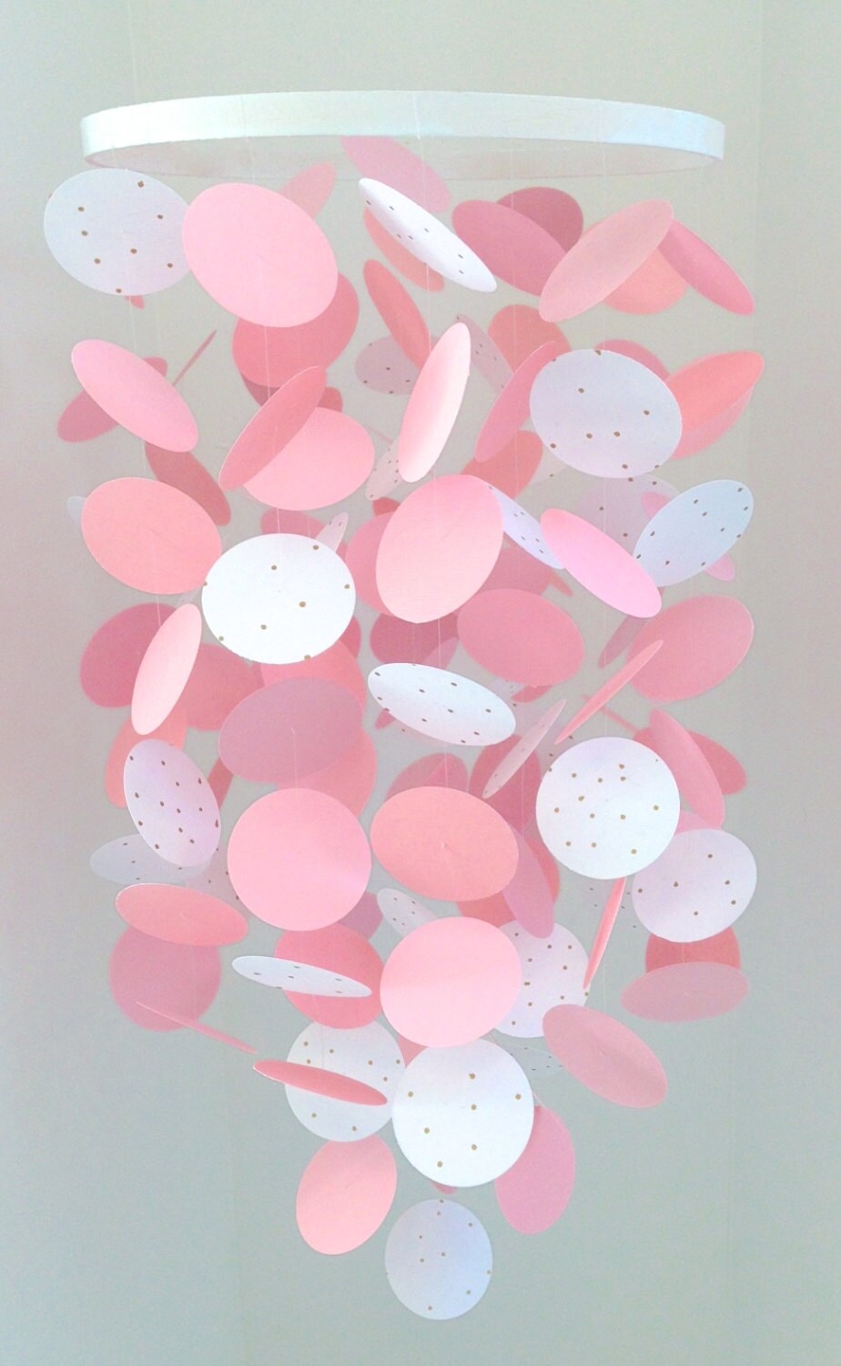 Pink Mobile Pink Nursery Mobile Pink Crib Mobile Pink and Etsy