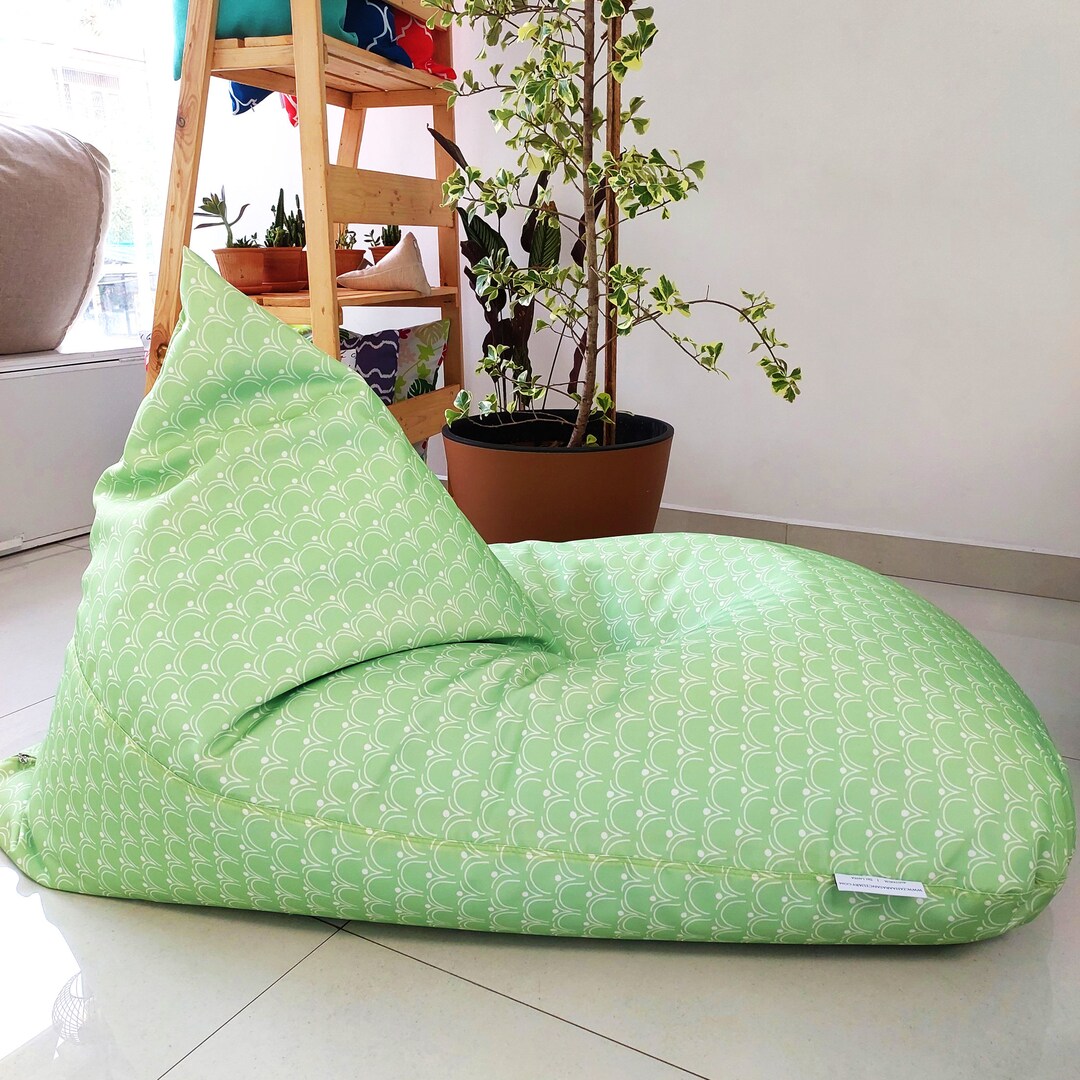 Light Green OUTDOOR Bean Bag Chair Cover With Waterproof Etsy Australia