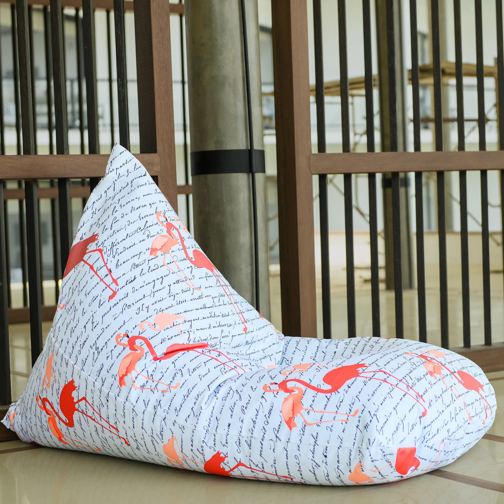 White outdoor bean bags waterproof bean bag chairs Etsy