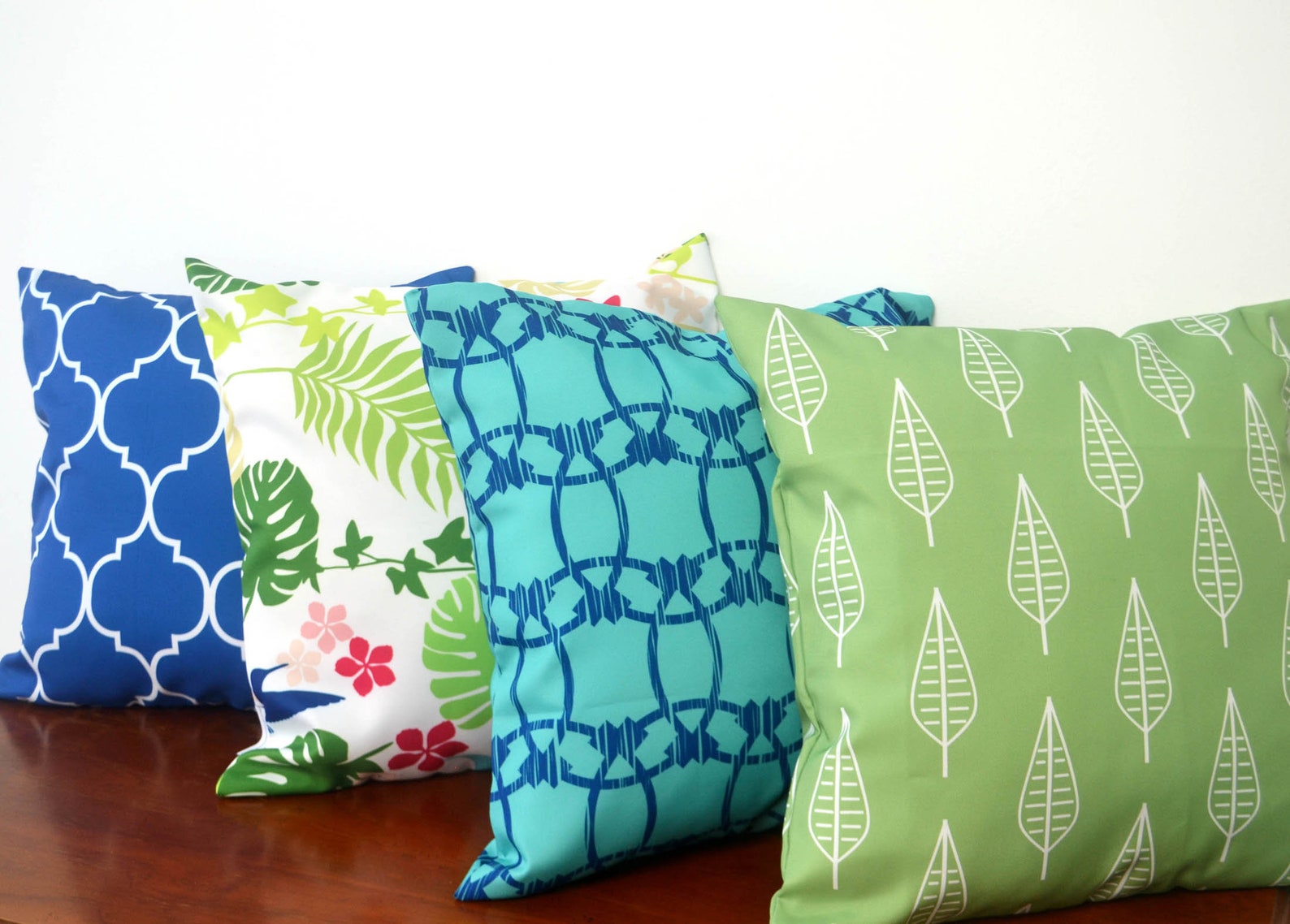 Green Waterproof Outdoor Cushion Cover 16 or 18 Etsy