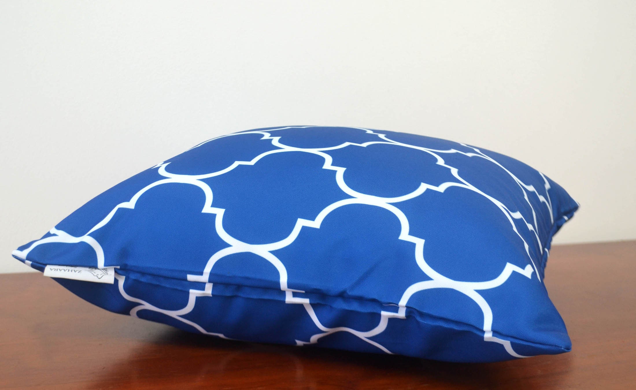 Blue Waterproof Outdoor Cushion Cover 16 or 18 Etsy UK