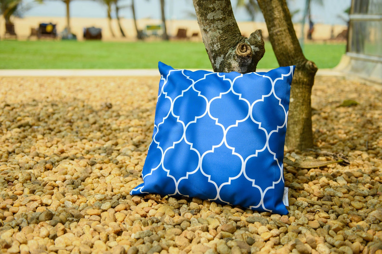Blue Outdoor Bean Bag Cover Waterproof Bean Bag Chair Covers Etsy
