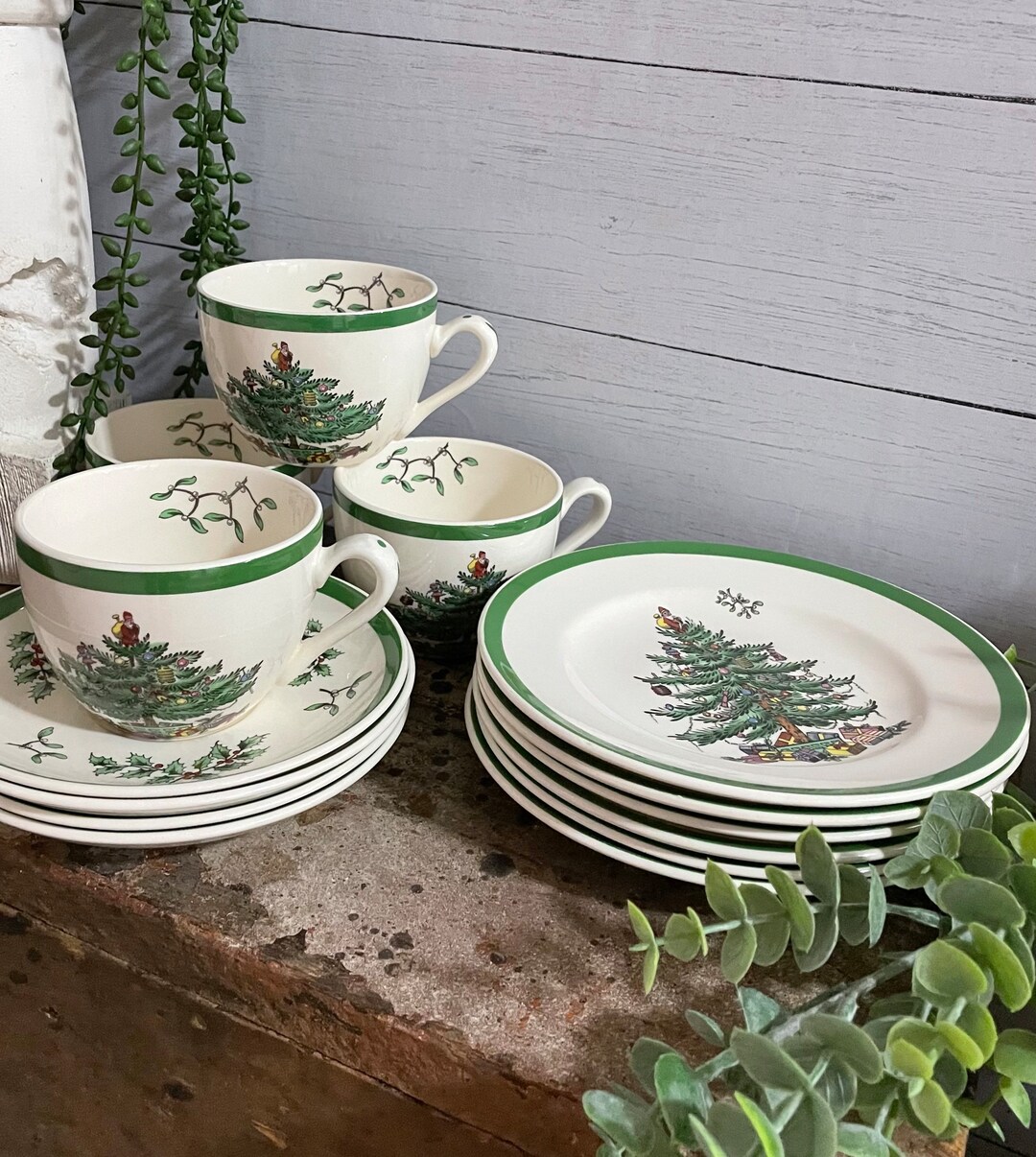 Spode christmas Tree Tea/coffee Set With Etsy