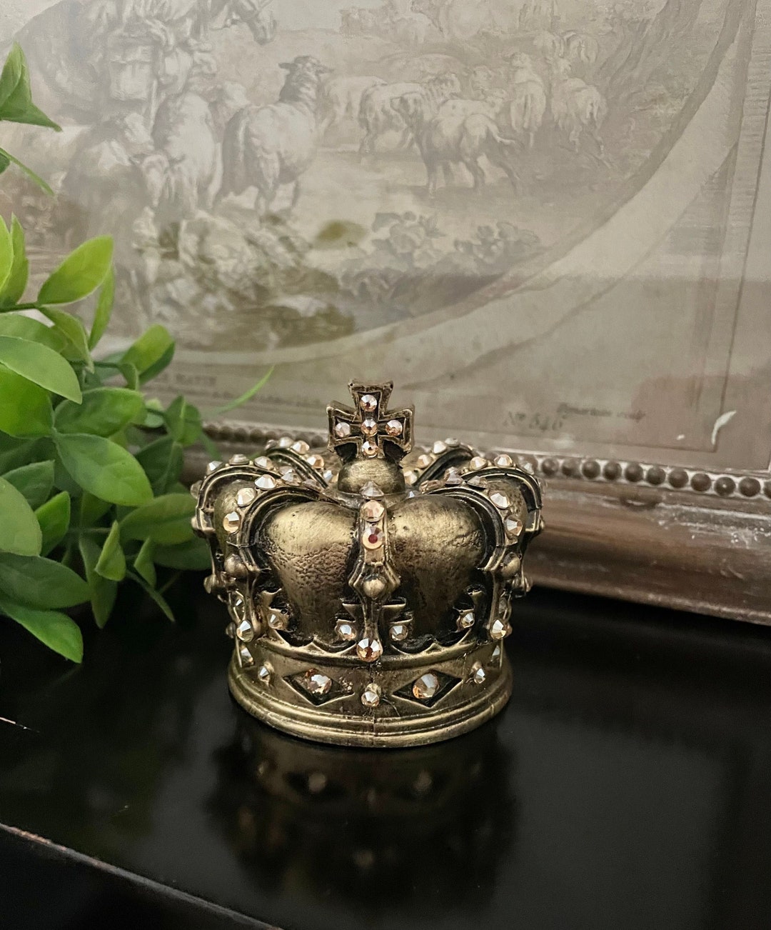 Tabletop Crown/crown Candle Topper Etsy