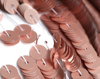 Altrosa Metallic Pailletten: Italienische 5 mm Andrea Bilics Stickerei Zubehör