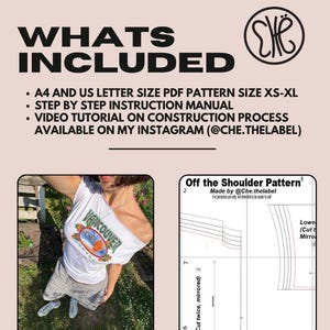 Off the Shoulder Formal Top Sewing Pattern XS - XXL - DIY Instructions ...