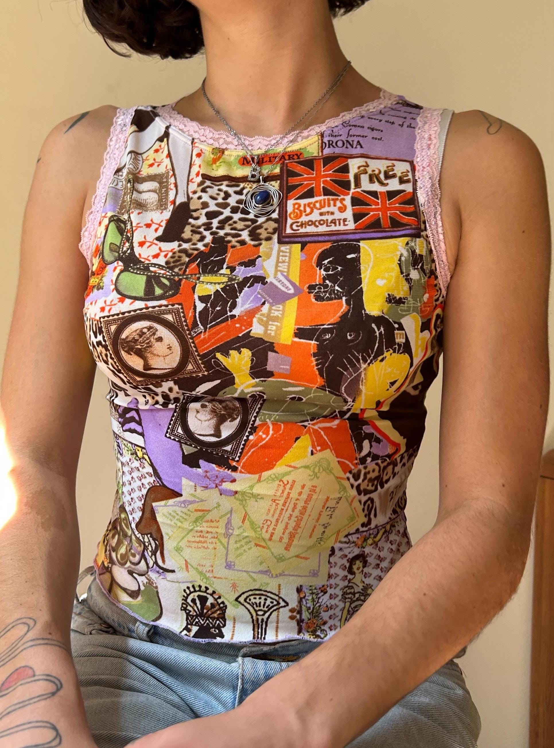 Gaultier Tank Top - Etsy Canada