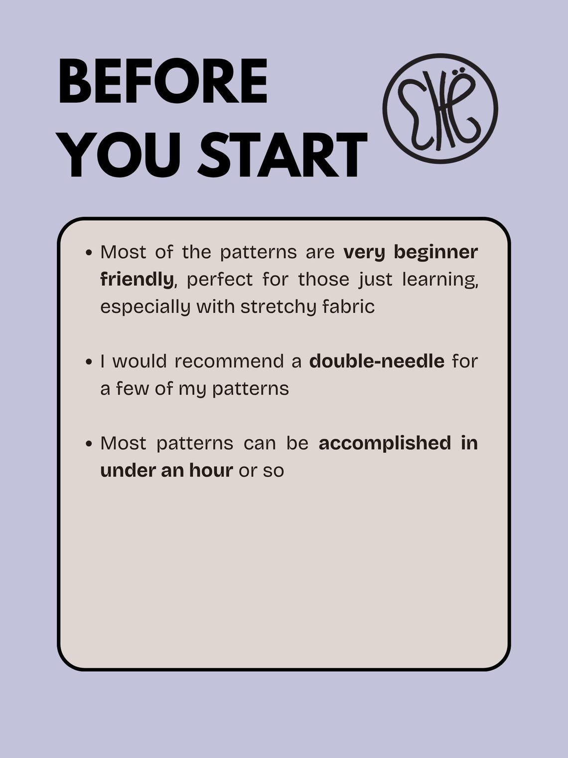 Whole Shop Beginner Sewing Pattern Bundle - Lifetime Access to PDF ...