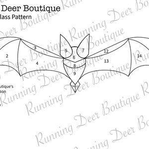 Bat Stained Glass Pattern