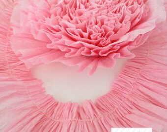 MADE TO ORDER Edge- Ruffled Crepe Paper Streamers/Garland- many colors available