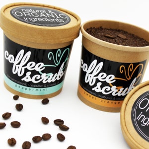 48.30 EUR/1 kg Coffee Body Scrub Körperpeeling mit Kaffee fair trade, Blutorangen Öl, Sheabutter, Kokosnussöl Bild 5