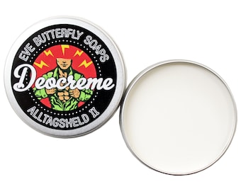 Deodorant Cream "Everyday Hero No. 2" - Travel Size 10 g or Regular Size 50 g | Unisex fragrance, maritime-floral, citrus notes