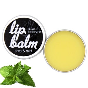 Lip Balm &quot;Shea & Mint&quot; - Lip care | Lip balm, vegan
