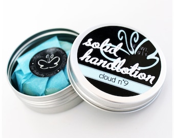 237.50 EUR/1 kg Solid Handlotion "Handzahm - Cloud Nr. 9" - Handcreme in fester Form (vegan) | Lotion Bar, Jasmin, Rose, Lilie