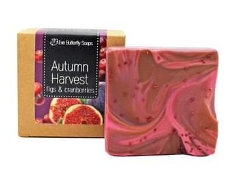 74.17 EUR/1 kg Naturseife "Autumn Harvest" | sonnengereifte Cranberries, reife Feigen und brauner Zucker