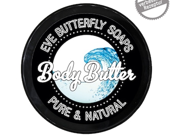 116.- EUR/1 kg Shea Body Butter "Pure & Natural" - Bodycreme ohne Duft | Körpercreme, Lotion, 125 g