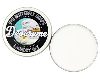 Deocreme "Laundry Day" - Travelsize 10 g oder Regular Size 50 g | aluminiumfrei, Duft nach frisch gewaschener Wäsche