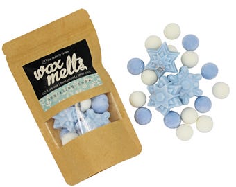 Wax Melts Sparkling Snow | 100g scented wax, melting wax, crisp, naturally fresh scent of shiny, snow-covered fir trees
