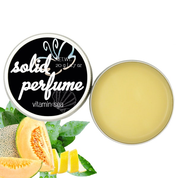 495.- EUR/1 kg Festes Parfum "Vitamin Sea" | Duft nach Melone, grünen Blättern, Zitronenzesten, weiße Johannisbeeren