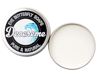 Deocreme "Pure & Natural" - Travelsize 35 g oder Regular Size 50 g | aluminiumfrei, duftfrei, Deo ohne Duft, vegan